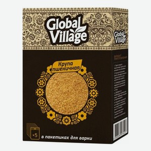 Крупа пшеничная Global Village Полтавская в пакетиках, 80 г х 5 шт