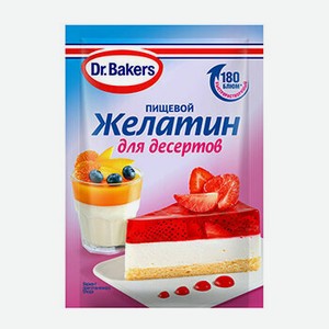 Желатин Dr.Bakers для десертов 10г, Россия