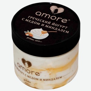 Мороженое молочное Amore Греческий Йогурт с Медом и Миндалем, 280 г