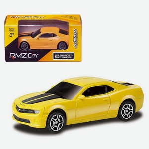 Легковой автомобиль Uni-Fortune «RMZ City Chevrolet Camaro» металлический 1:64, желтый