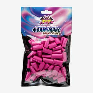 Наполнение для слайма Slimer «Foam Chunkc» ярко-розовое