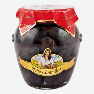 Оливки Bella De Cerignola чёрные в рассоле 290г ст/б