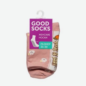 Женские носки Good Socks   Зайки   Розовый р.35-39