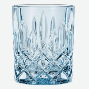Стакан для виски прозрачный синий, 300 мл