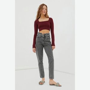 Finn-Flare Женские джинсы tapered fit с  двойным  поясом
