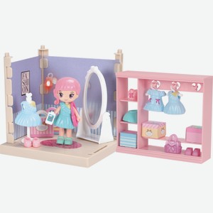 Игровой набор MAYILA «Гардеробная» с куколкой со световыми и звуковыми эффектами