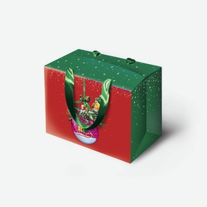 Сумка-коробка подарочная Арт и Дизайн L НГ 27х20 см