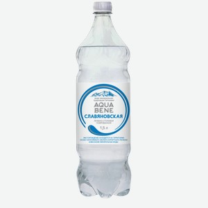 Вода минеральная Aqua bene Славяновская 1 л