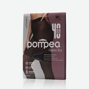 Женские колготки Pompea Comfort Size 40den Nero 7 размер