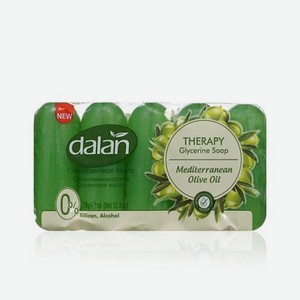 Мыло глицериновое Dalan Therapy   Mediterranean Olive Oil   5*70г