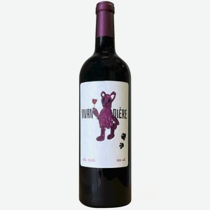 Вино тихое красное сухое ЗГУ Крым Domaine de la Vivandière АЛКОМИШКА 0.75 л