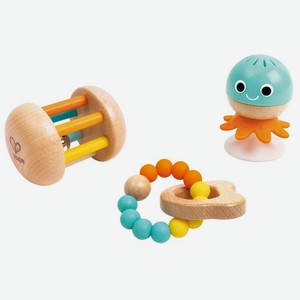 Набор игрушек погремушек для новорожденных Hape «Сенсорный»