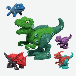 Игровой набор Wei Yuan Toys «Сделай динозавра» 5 штук