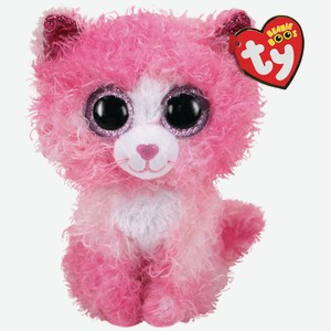 Мягкая игрушка TY «Рейган кошка» 25 см, розовая