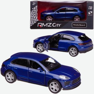 Легковой автомобиль Uni-Fortune «RMZ City Porsche Macan S» металлический 1:32, синий