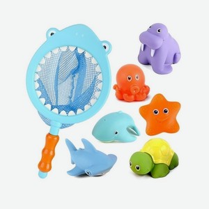 Набор игрушек для ванной Ing Baby  Рыбалка , 7 предметов