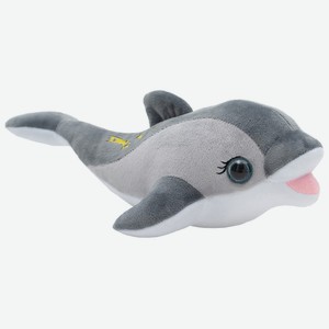 Мягкая игрушка Прима тойс «Дельфин», серый