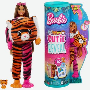 Кукла Barbie Cutie Reveal серия Джунгли тигр