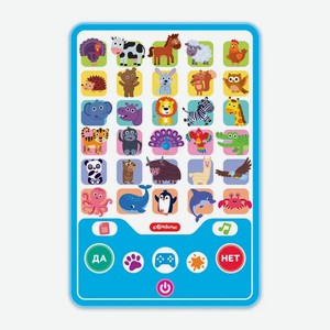 Музыкальная игрушка Азбукварик Игровой планшетик «Игры со зверятами»