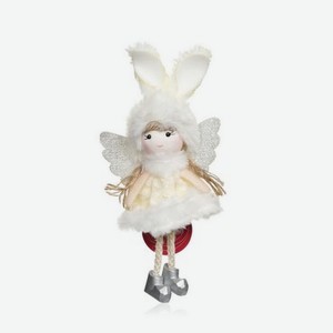 Подвесное украшение Artus Новый Год Кукла с ушками в платье в ассортименте