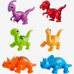 Набор фигурок Shuang E «Мультяшные динозавры» 6 штук