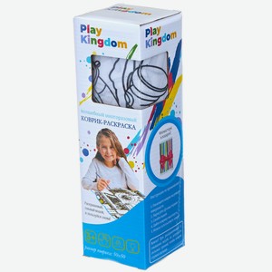 Коврик-раскраска многоразовый Play Kingdom «Космос» с фломастерами