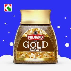 Кофе растворимый  MILAGRO Gold Roast  , 190г, с/б