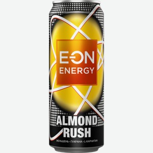 Напиток E-on Almond Rush Абрикос-Миндаль энергетический безалкогольный газированный 450 мл