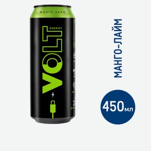 Энергетический напиток Volt Energy Манго-лимон, 450мл Россия