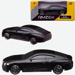 Легковой автомобиль Uni-Fortune «RMZ City The Bentley Continental GT» металлический 1:64, черный