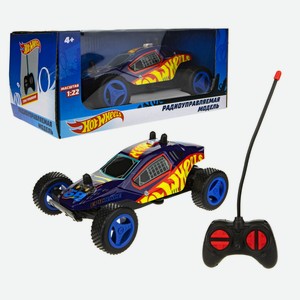 Игрушка транспортная на радиоуправлении Hot Wheels Наземный транспорт «Багги» электромеханическая 1:22, синяя