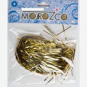 Гирлянда мишура дождик Morozco Д152002-25 Мишура дождик: золото, 200х15 м
