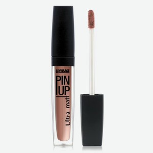 Блеск для губ `LUXVISAGE` `PIN UP` ULTRA MATT матовый тон 39 beige nude