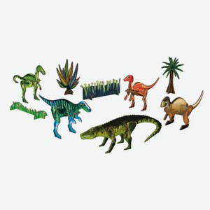 3D-конструктор деревянный Кувырком «Самые древние динозавры»