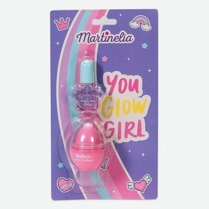 Набор косметики Martinelia «Super girl» бальзам для губ, лак для ногтей