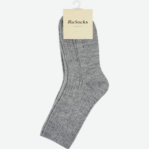 Носки женские RuSocks с узором Цепочка цвет: серый, 36-37 р-р