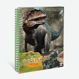 Набор для рисования Dinos Art в технике граттаж Серия «Dino»