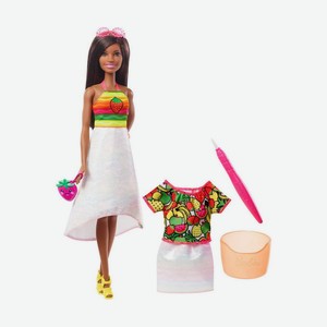 Кукла Barbie x Crayola «Фруктовый сюрприз»