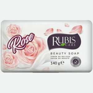 Мыло туалетное твердое RUBIS «Роза» 140гр