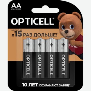 Батарейка OPTICELL 1500/LR06,AA BL-4 (уп.4шт)