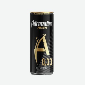Энергетический напиток Adrenaline Rush 330мл Россия