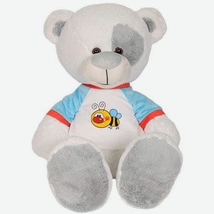 Мягкая игрушка СмолТойс «Медвежонок Тишка» 45 см молочно-голубая