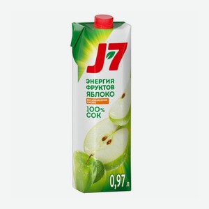 Сок J7 зеленое яблоко 0,97л