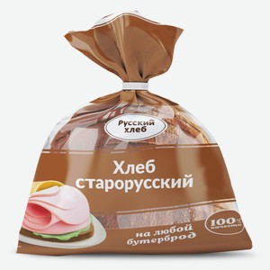 Хлеб «Русский Хлеб» Старорусский подовый в нарезке, 700 г