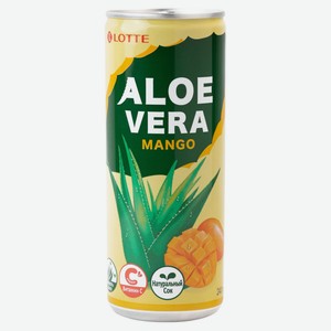 Напиток газированный Lotte Алоэ вера Манго, 240 мл