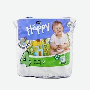 Подгузники BELLA Baby Happy Maxi 8-18кг 8шт