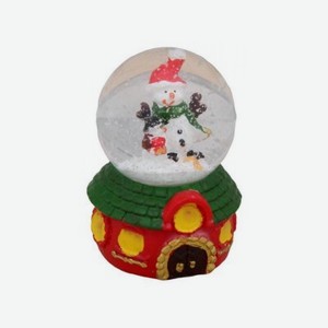 Сувенир новогодний Miland Снежный шар Снеговик в шапочке
