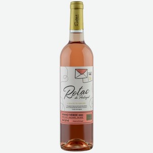 Вино LOCAL EXCLUSIVE ALCO Ротас де Португал. Винью Верде ординарное роз. сух., Португалия, 0.75 L