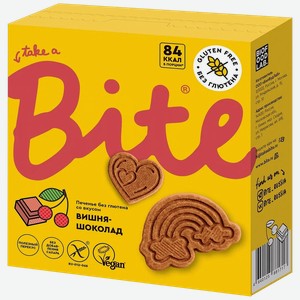 Печенье Bite Вишня-шоколад без глютена 115 г