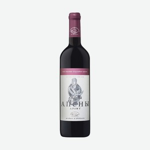 Вино красное Апсны полусладкое 11%, 750 мл